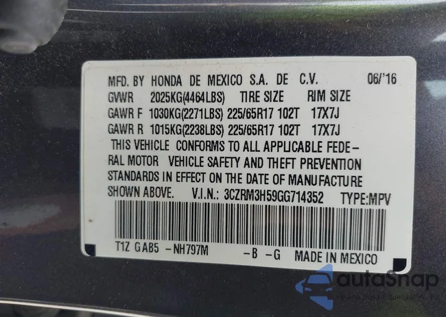 3CZRM3H59GG714352: 42002238