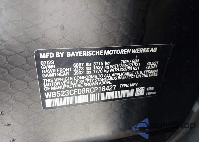 WB523CF08RCP18427: 42001711