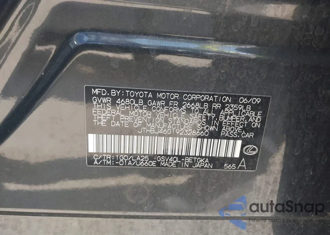 JTHBJ46G192328660: 42003056