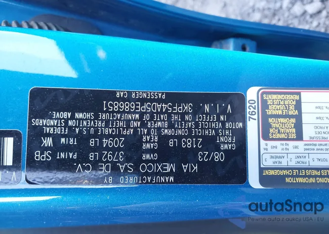 3KPF54AD5PE686851: 42002860