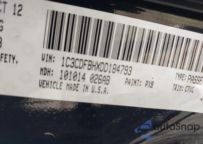 1C3CDFBHXDD184793: 42003975