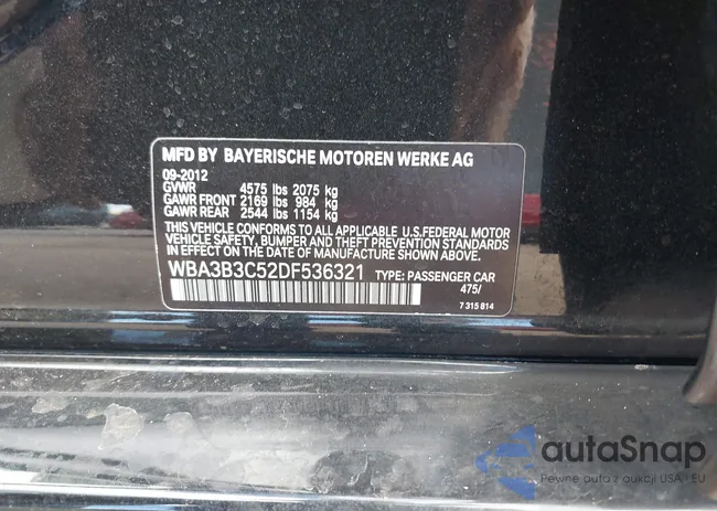 WBA3B3C52DF536321: 42004170