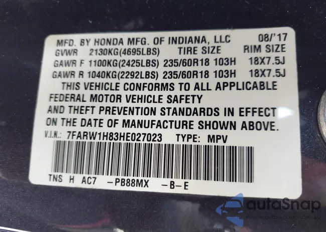 7FARW1H83HE027023: 42003882