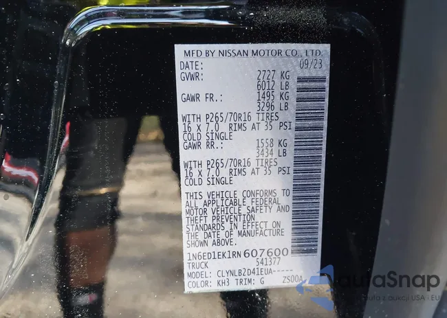 1N6ED1EK1RN607600: 42005252