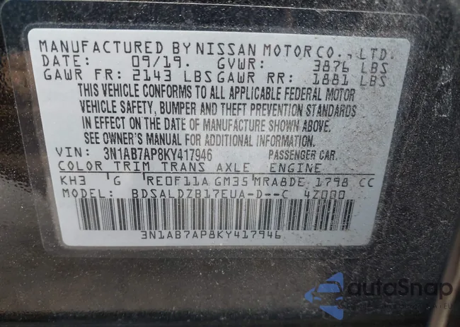 3N1AB7AP8KY417946: 42004639