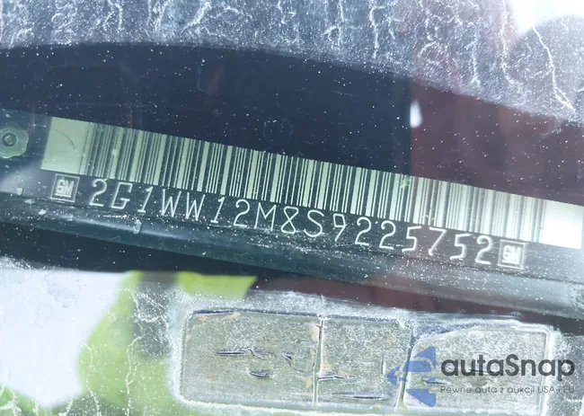 2G1WW12M8S9225752: 42006117