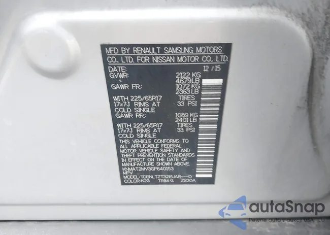 KNMAT2MV3GP640153: 42006258