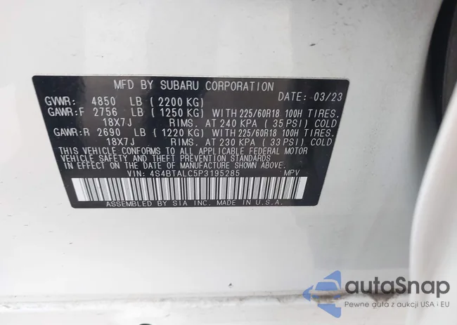 4S4BTALC5P3195285: 42006352