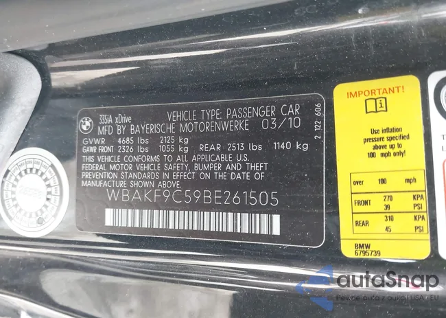 WBAKF9C59BE261505: 42005503