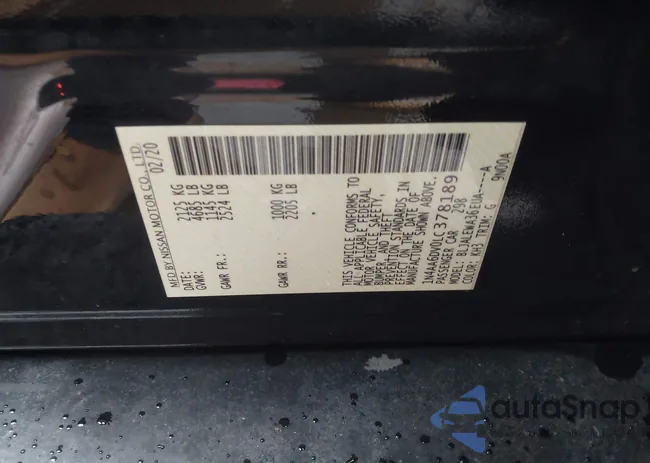 1N4AA6DV0LC378189: 42005589