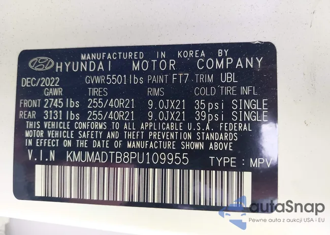 KMUMADTB8PU109955: 42006889