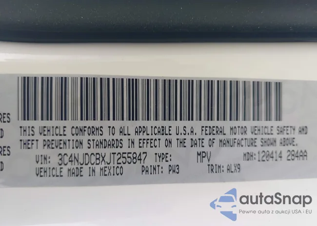 3C4NJDCBXJT255847: 42007234