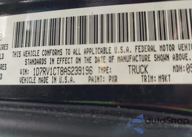 1D7RV1CT8AS239196: 42006534