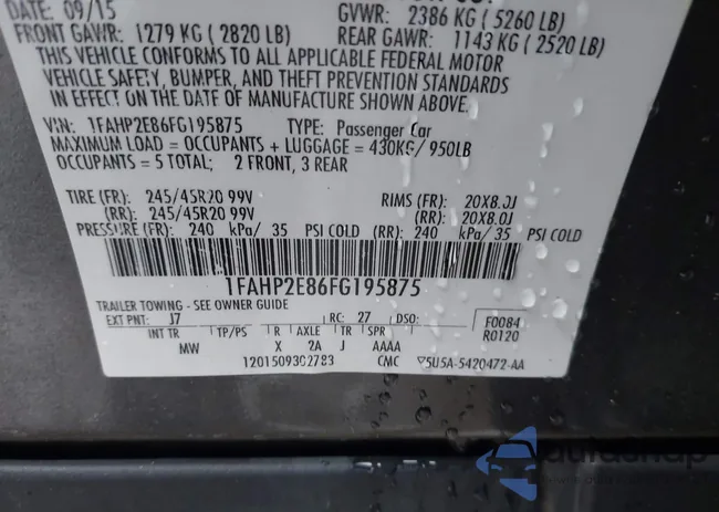 1FAHP2E86FG195875: 42006596