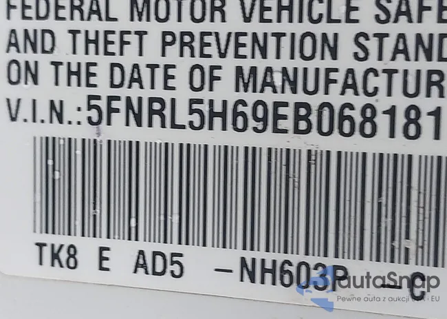 5FNRL5H69EB068181: 42006619