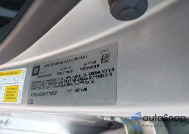 KL8CA6SA6HC718738: 42007953