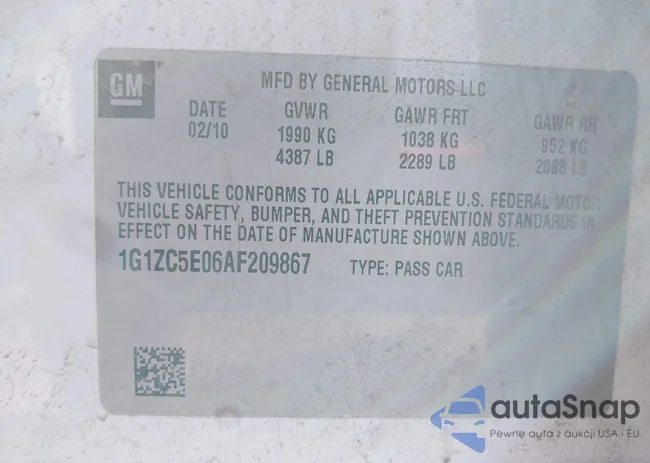 1G1ZC5E06AF209867: 42009166