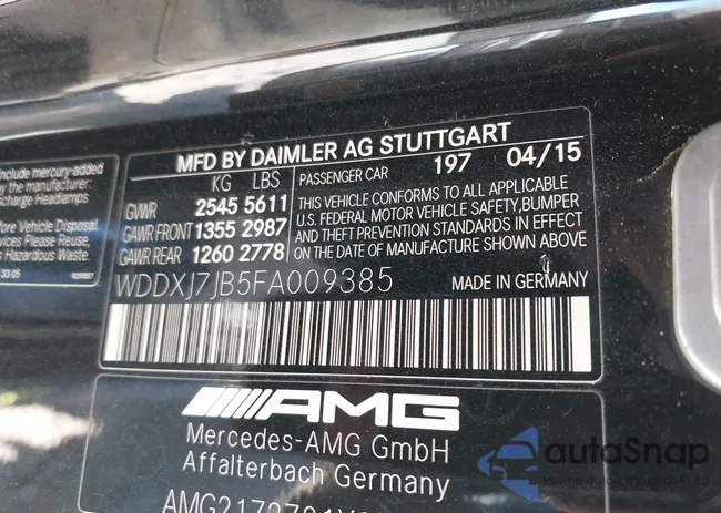 WDDXJ7JB5FA009385: 42008830