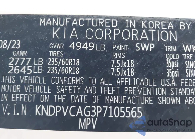 KNDPVCAG3P7105565: 42010376