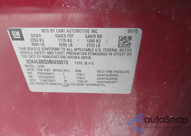 2CNALDEC5B6238213: 42010425