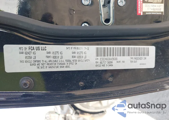 2C3CCAGG3GH296381: 42009513