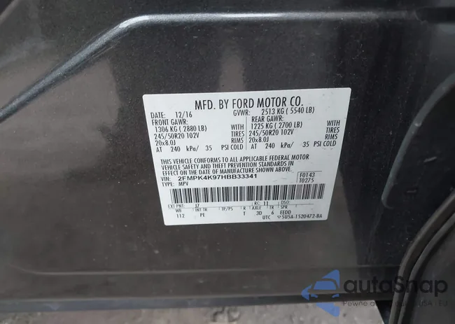 2FMPK4K97HBB33341: 42009595