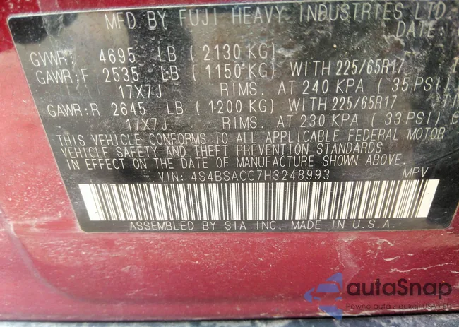 4S4BSACC7H3248993: 42011228