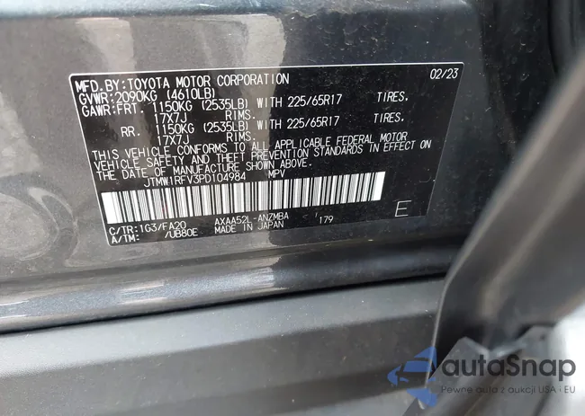 JTMW1RFV3PD104984: 42012264