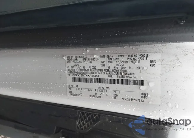 1FBZX2ZM7HKA11313: 42013315