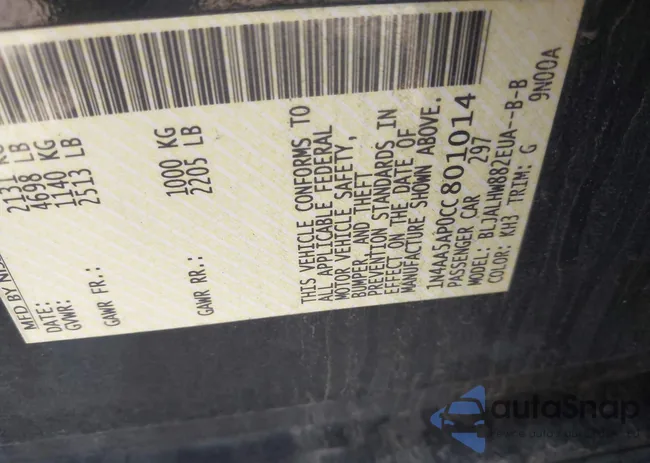 1N4AA5AP0CC801014: 42013407