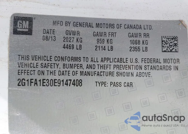 2G1FA1E30E9147408: 42012793