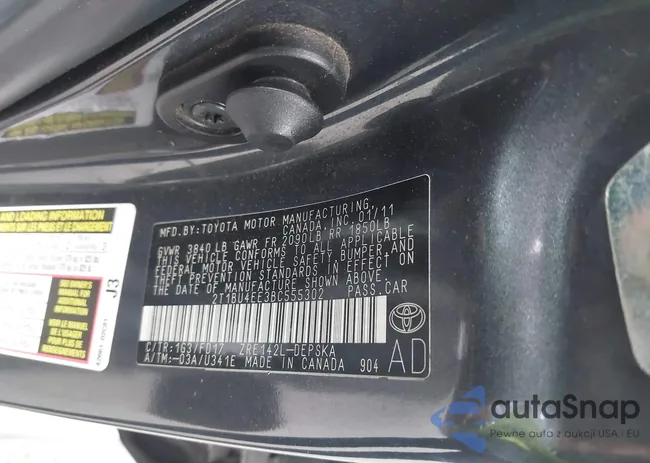 2T1BU4EE3BC555302: 42013981