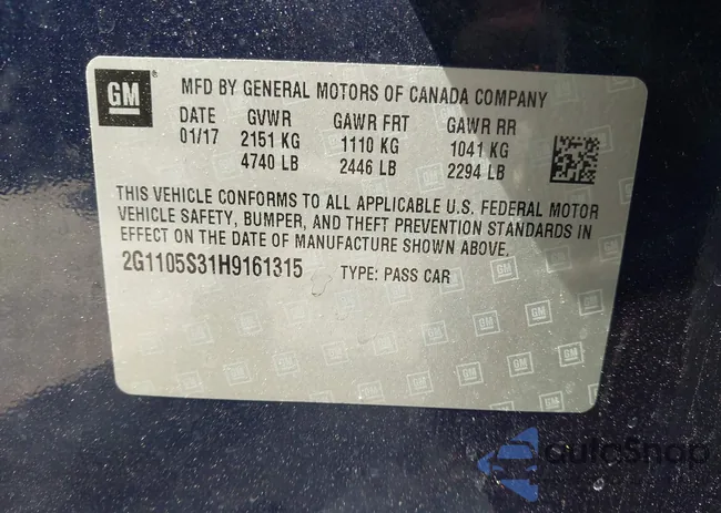 2G1105S31H9161315: 42014004