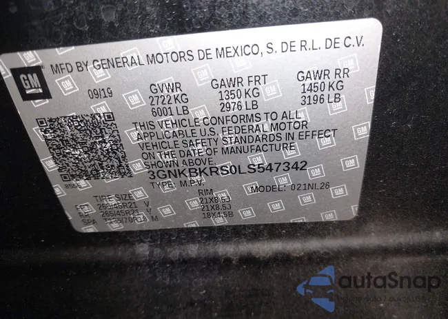 3GNKBKRS0LS547342: 42014876