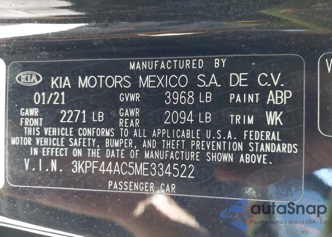 3KPF44AC5ME334522: 42014936