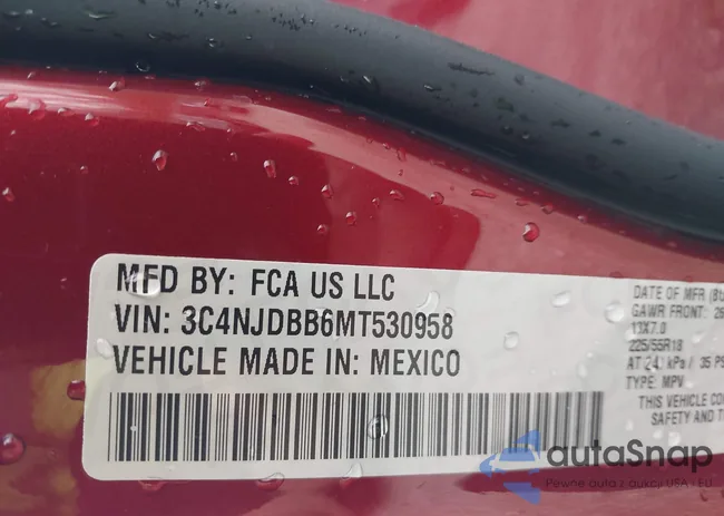 3C4NJDBB6MT530958: 42017387