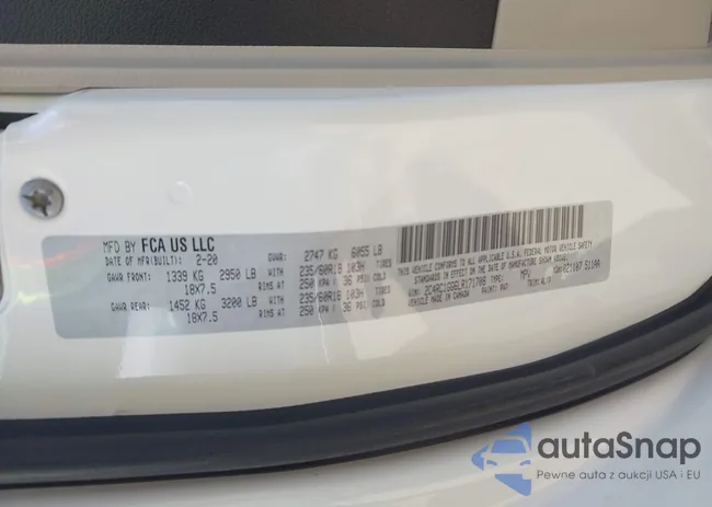 2C4RC1GG6LR171708: 42016454