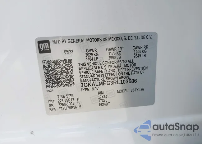 3GKALMEG3RL103586: 42016804