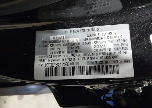 JM3TCBEY5G0111286: 42018161