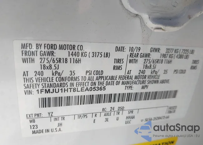 1FMJU1HT8LEA05365: 42017559