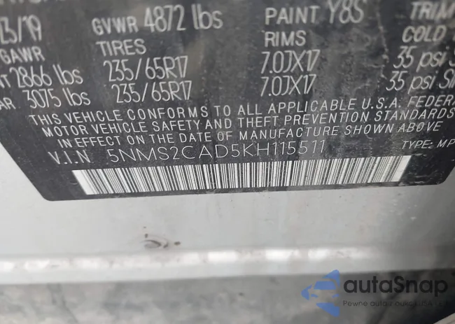 5NMS2CAD5KH115511: 42017668