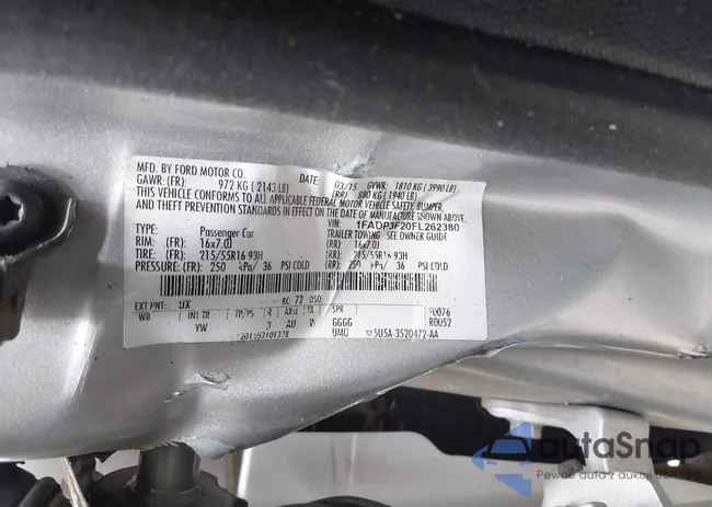 1FADP3F20FL262380: 42019840