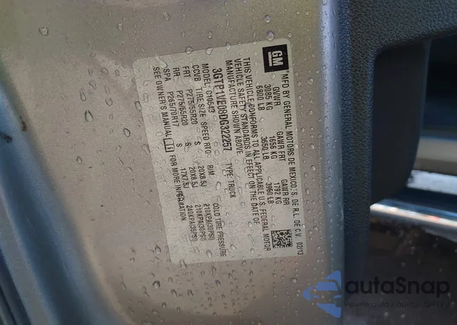 3GTP1VE08DG322257: 42021251