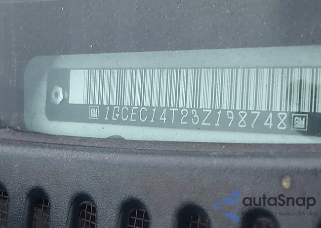 1GCEC14T23Z198748: 42021298