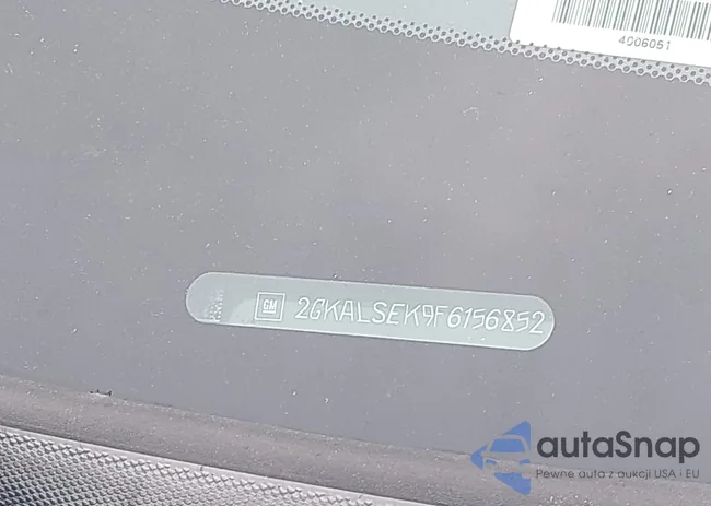 2GKALSEK9F6156852: 42021940