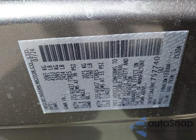 5N1BT3AA9RC757740: 42023042