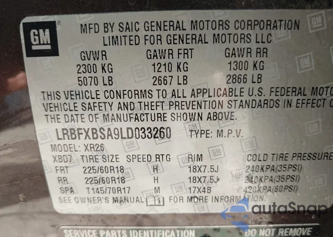 LRBFXBSA9LD033260: 42023637