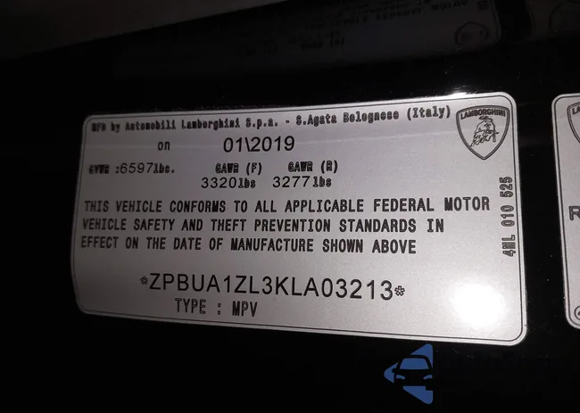 ZPBUA1ZL3KLA03213: 42024993