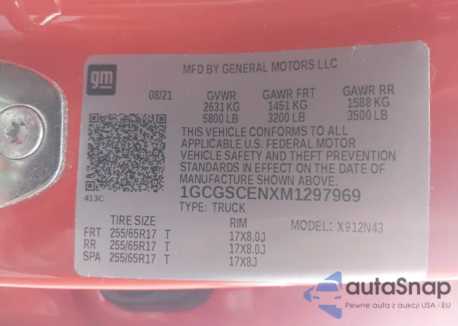 1GCGSCENXM1297969: 42025058