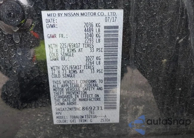 5N1AT2MT9HC869231: 42024724